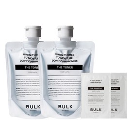 Bulk Om Lotion, Men's, 6.8 fl oz (200 ml), Set of 2 + Shampoo/Treatment Sample