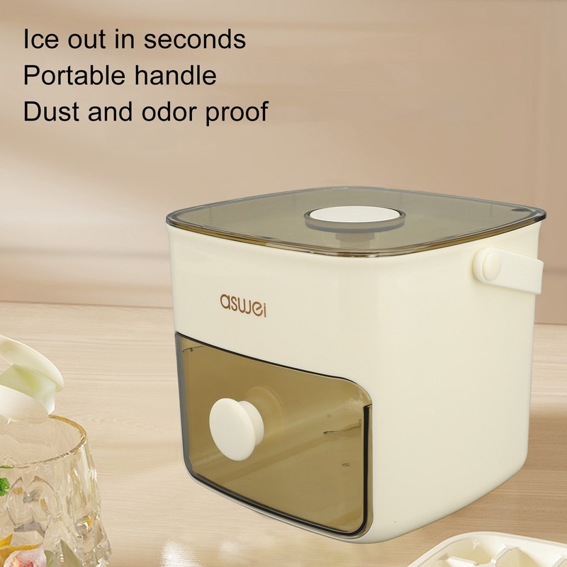 Press Ice Cube Mould Large Capacity One Button Release Ice