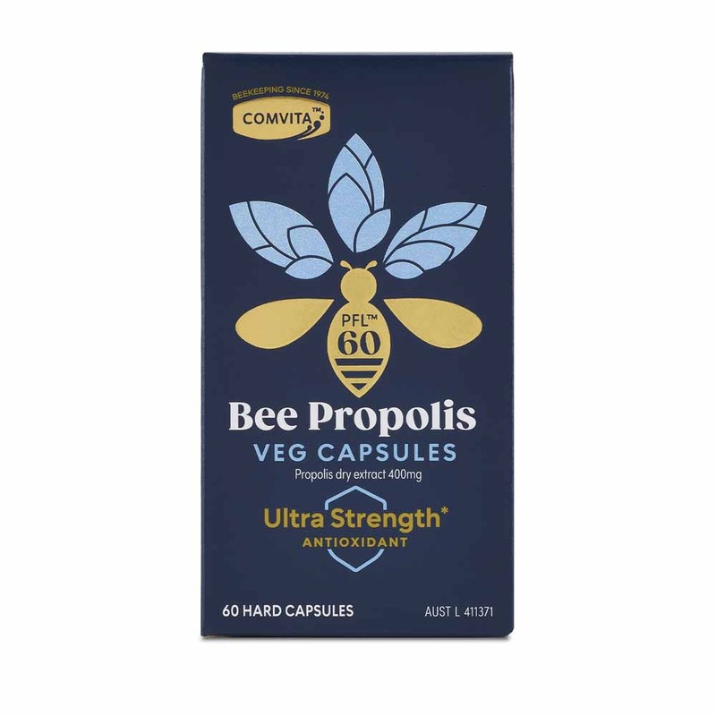 Comvita-Propolis Ultra Strength PFL60 400mg 60 Vegetarian Capsules