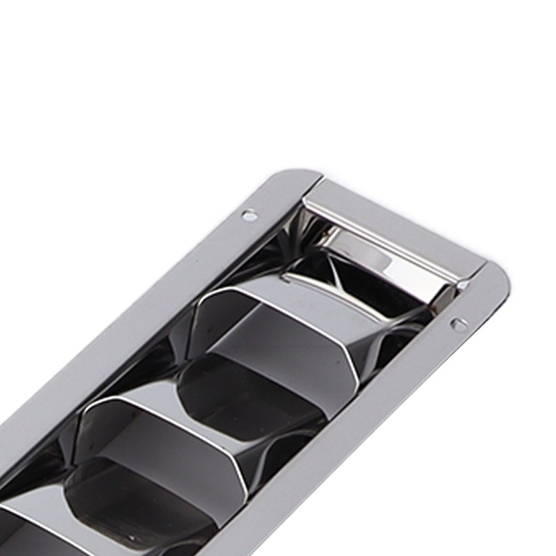 Marine Vent Grille Oblong Stainless Steel 8 Slots Grid Cover