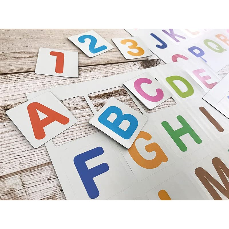 ABC (capital letter) magnetic card that can be used even