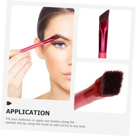 BIUDECO 2pcs Wild Eyebrow Brush Makeup Tools Angled Brow Makeup Brush for Women Cosmetics Tools