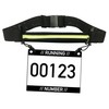 It's Running Single Running Belt Waist Bag, Black/Yellow One Size