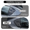Rear Side Window Louvers Cover Trim Compatible with Mazda MX-5