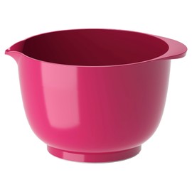 Rosti Margrethe Mixing Bowl, 2 Litres, Shatterproof Bowl, Baking Bowl, Yeast Dough Bowl with Good Handle, Recyclable Plastic, Beetroot