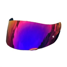 K1 Face Shield Uv-Protected for AGV K1, K1S, K3SV, K5, K5S Helmet Shield Visor Windshield (Revo Rose Red-Day use only)