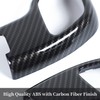 SQQP ABS Carbon Fiber Gear Shift Knob Cover Stick Shifter