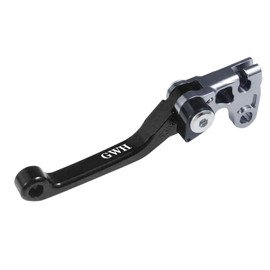 Adsspro Motorcycle CNC Aluminum Billet Foldable Brake Lever Handle for KLX110/110L KLX110 KLX110L KLX 110 110L 2010-2023 Dirt Pit Bike （Black