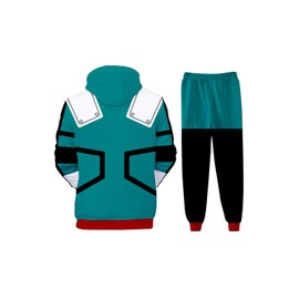 Verycos - Conjunto de sudadera con capucha y pantalones deportivos unisex para adultos