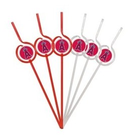 Pangea Brands Los Angeles Angels of Anaheim Team Sipper Straws