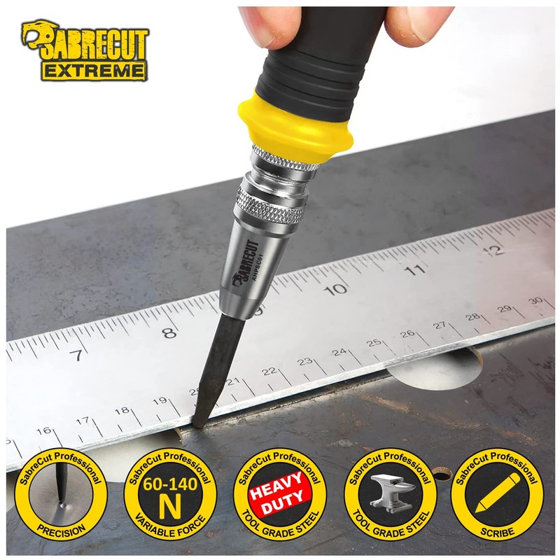 1 Piece SabreCut AHPSC01 Heavy Duty Automatic Spring Driven Centre