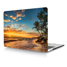 Case Compatible with New MacBook Pro 13 Inch 2020 2019 2018 2017 2016 Release A1706 A1708 A1989 A2159 A2251 A2289 A2338 M1, Plastic Protective Hard Shell Snap Case, Sunset