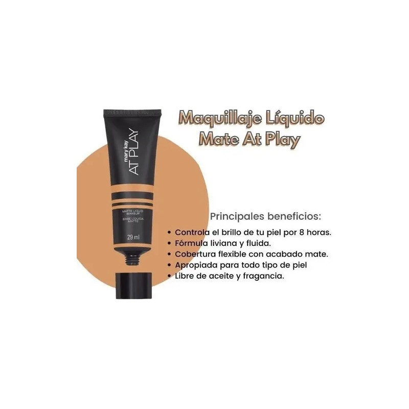 Base Mate Mary Kay At Play Maquillaje Líquido 29ml Piel