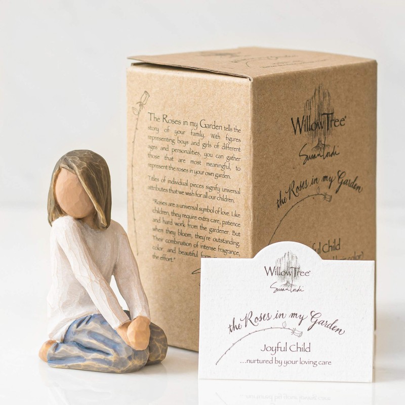 Willow Tree 26223 Figur Froehliches Kind, 5,1 x 3,8 x