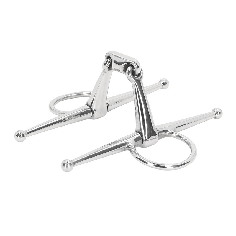 135mm Horse Mouth Bit Stainless Steel Horse Cheek Snaffle for