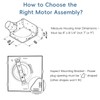 S97015162 Motor Upgrade Assembly Compatible with Broan NuTone Bathroom Exhaust