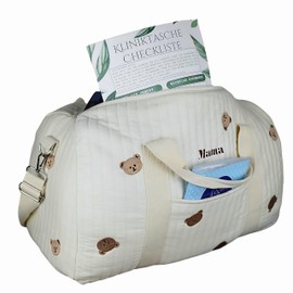 Birth Hospital Bag - Ideal for Birth Preparation - Practical Mommy Bag for Puerperium, Mum Set and Changing Bag - Baby Shower Gift - Baby and Mommy to be Essentials, Postpartum Accessories,