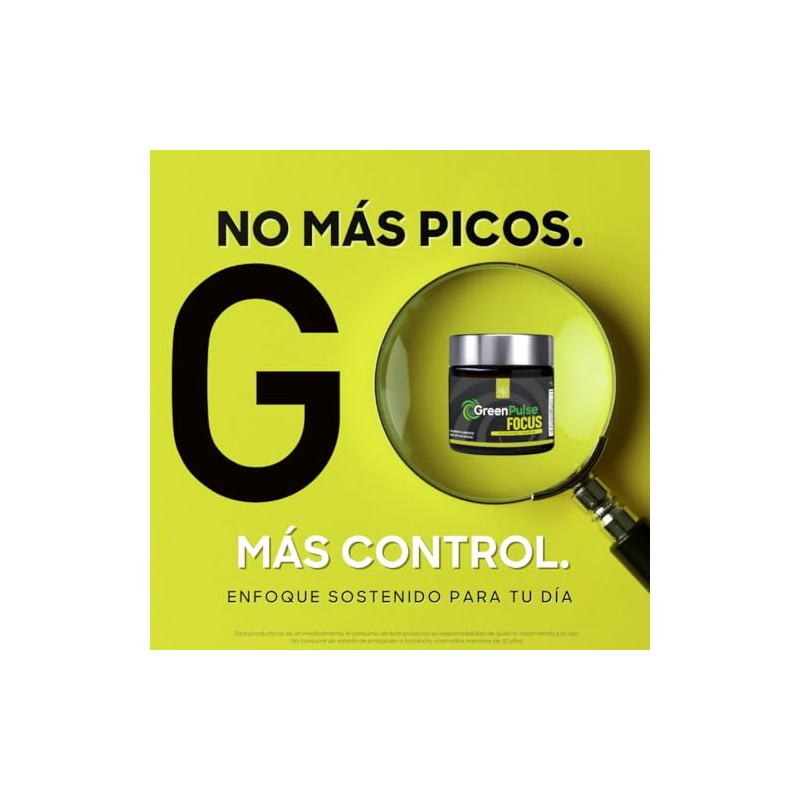 Focus Suplemento Nutricional Claridad y Enfoque | L-Teanina, Bacopa, Rhodiola,