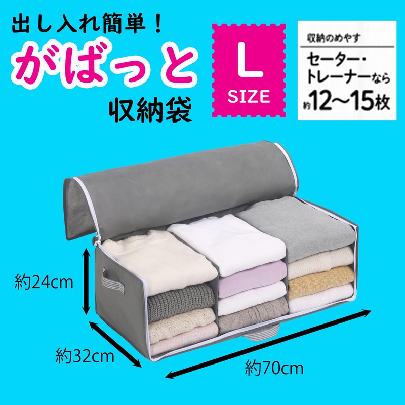 Towa Sangyo 84416 Clothes Storage Bag, Easy to Put In