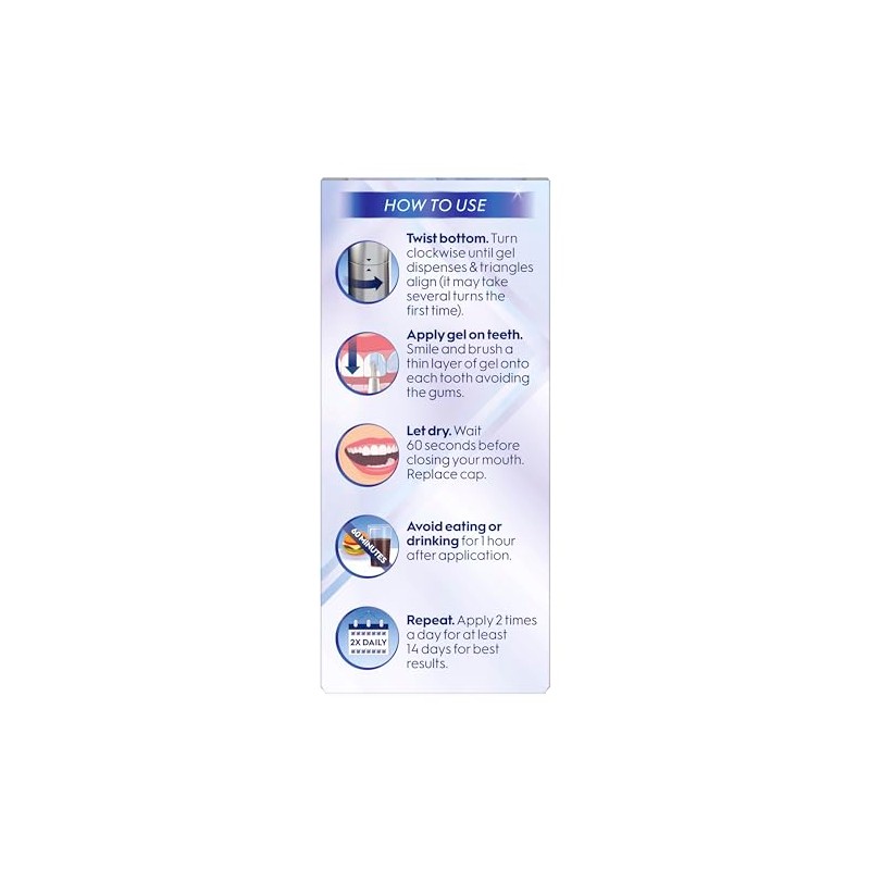 Trace Minerals- Crest 3DWhite Lápiz Blanqueador Dental, Fácil de Usar,