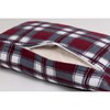 GIRAFFENLAND Lavender Pillow 30 x 20 cm, Flannel Checked Red