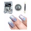 Nova Beauty Polvo Efecto Unicornio Holografico Para Uñas X 6