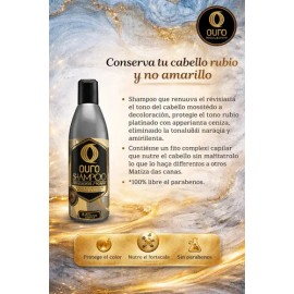 Ouro Shampoo Matizador Plata - Silver 250ml                                                                                                           