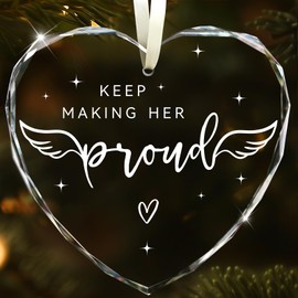 Prime+Deals+Sale Memorial Gifts for Women, in Memory of Loved One Gifts, Bereavement Keepsake, Bereavement Gift Idea, Keep Making Her Proud, Anniversary of Passing, Memorial Ornament for Loss of Loved