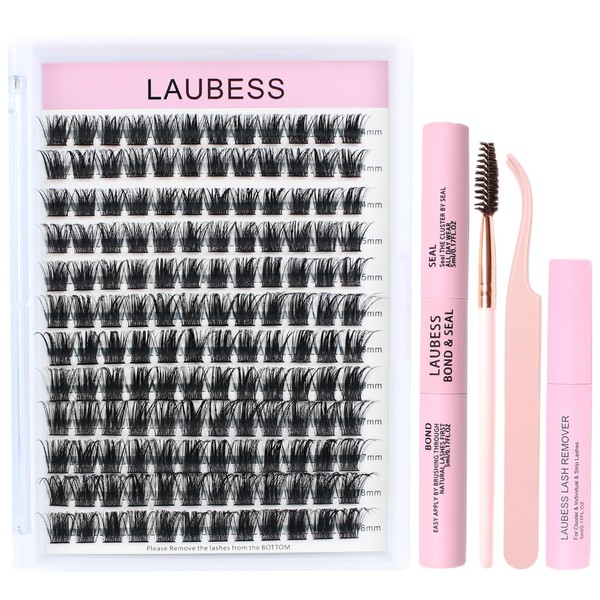 Lash Extension Kit LAUBESS Lash Clusters Kit Cluster Eyelash Extensions
