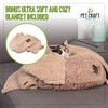 Pet Craft Supply Ultra Plush Calming Anti-Anxiety Pet Bed -