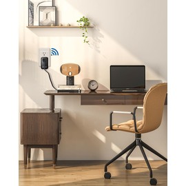 Remote Control Outlet Plug Wireless On Off Power Switch, Black Remote Light Switch Wireless for Lamp, Light, Fan, Programmable, Portable, 100ft RF Range, FCC Certified, Battery Included H02RC1106