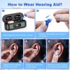 K&FCOPTEE Volume Control Hearing Aids For The Old With Rechargeable