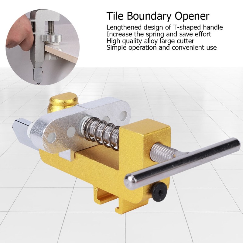 Glass Cutter Aluminum Alloy LaborSaving Effective Rotary Tools Tile Boundary