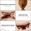 Parcelona French Large 5.5 Inches Celluloid Tortoise Shell Claw Jaw