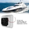 RV Side Vents 12V White Unidirectional Dustproof Strong Wind Cooling