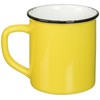 Abbott Collection Enamel Look Stoneware Mug, Yellow