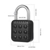 mizikuu Electronic Combination Lock, 6 Digit Smart Lock Weatherproof Locker