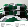 Tyrot - Juego de edredón de 2 piezas, color verde,