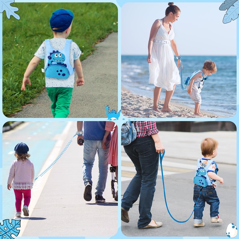 Dr.meter 3 in 1 Toddler Harness Leash + 8.2ft Anti