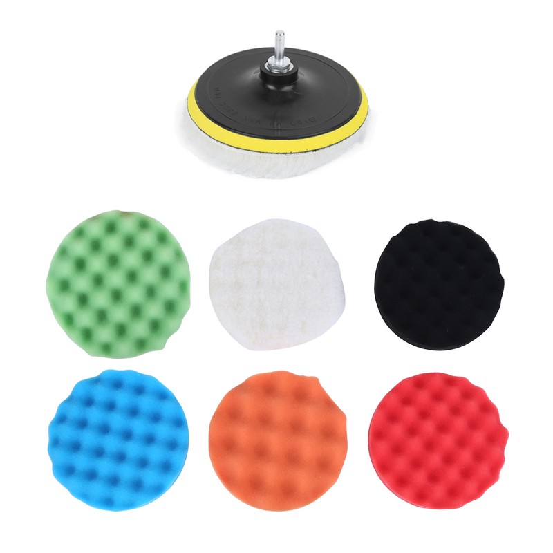 6inch Sponge Polisher Waxing Buffing Disc Pads Wool Polishing Wheel