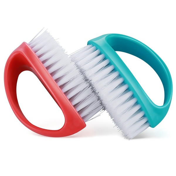 Amaxiu Hand Nail Brushes, 2pcs Grip Clean Heavy Duty Nail