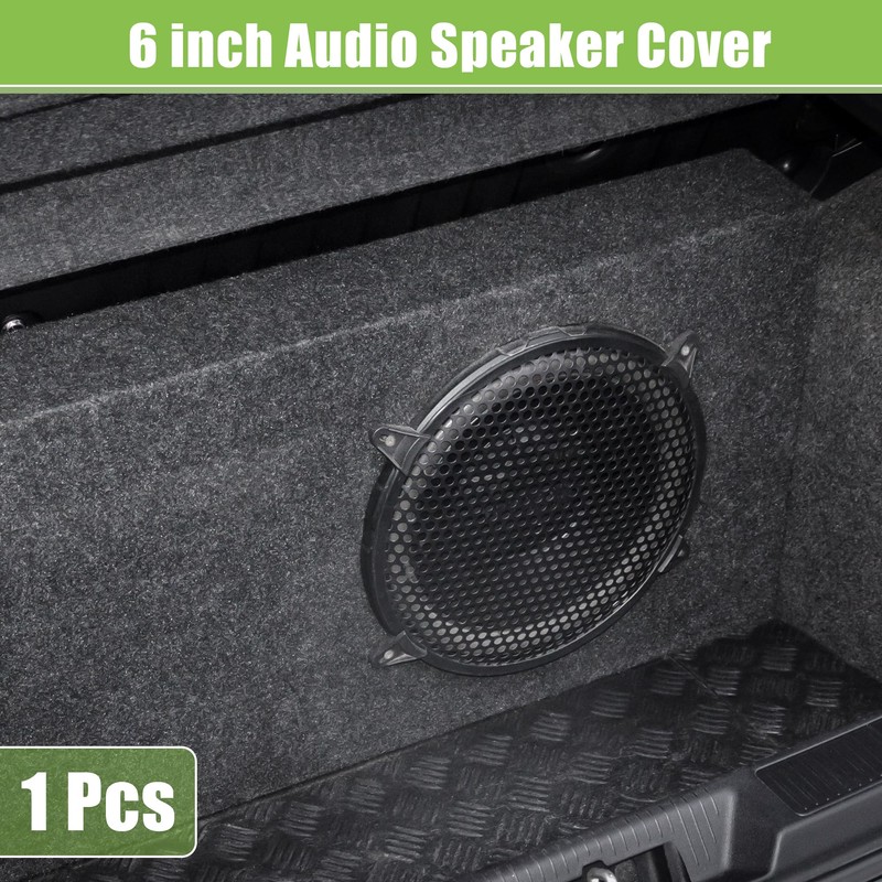 X AUTOHAUX Universal 6" Car Speaker Grills Cover Mesh Round