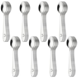 Small Coffee Spoon, Stainless Steel, 48 Pieces, 10 cm, Suitable for Home, Restaurants, Dishwasher, Spoon, Coffee Spoon, Tea, Coffee Spoon, Small Coffee Spoon, Small Coffee Spoon