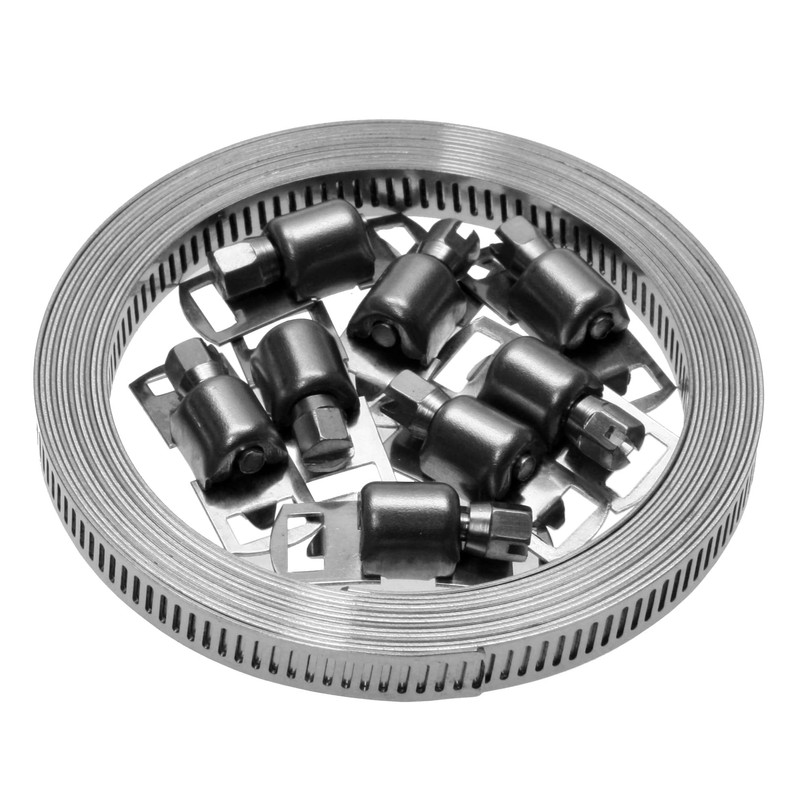 Hose Clamp Set Length 3 m Width 8 mm Continuous