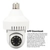 Light Bulb Security Camera Outdoor Wireless WiFi E27 Motion Tracking