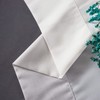 Melodieux Grey Ombre Sheer Curtains - Lightweigth Chiffon Gradient Window