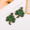 St Patricks Day Earrings, Irish Lucky Green Clover Earrings Special