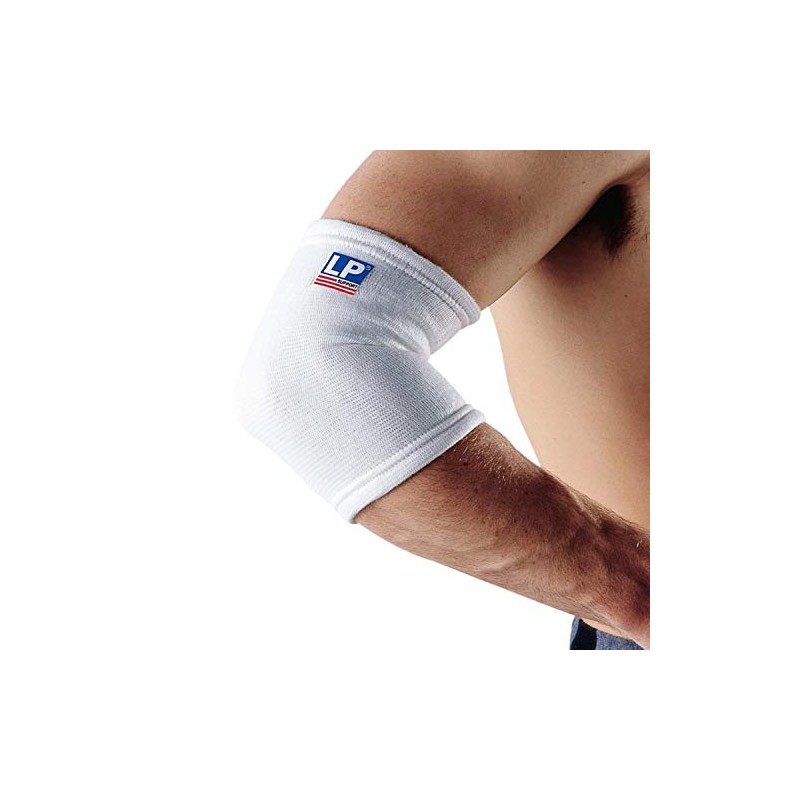 LP SUPPORT 603 Bandage für den Ellenbogen, Größe:S, Farbe:Weiss
