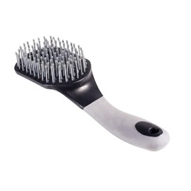 Horze Soft Grip Brush for Mane and Tail - - One Size