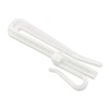 TA-VIGOR 30Pcs Curtain Hooks Adjustable, Plastic Lift Curtain Tape Hooks